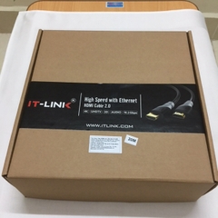 Cáp HDMI IT-LINK dây tròn dài 20M đầu mạ vàng chuẩn 2.0 tốc độ 10.2Gbps hỗ trợ 4K hàng chính hãng.