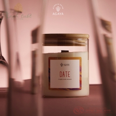 [AGAYA] Nến Rót Thủ Công Candle Cup- Nến Rót Thủ Công Sài Gòn-100% Sáp Cọ Tự Nhiên [Xanh Suốt]