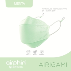 [Airphin] Khẩu Trang Bảo Hộ Airigami- Khẩu Trang Chống Bụi Mịn- Pollution Mask [Xanh Suốt]