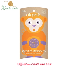 [Airphin] Khẩu trang trẻ em Airphin- Khẩu trang chống bụi mịn PM 2.5