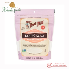 [Bob's Red Mill] Muối Nở- Baking Soda- Dùng Trong Thực Phẩm & Ứng Dụng Đa Năng [Xanh Suốt]