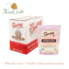 [Bob's Red Mill] Muối Nở- Baking Soda- Dùng Trong Thực Phẩm & Ứng Dụng Đa Năng [Xanh Suốt]