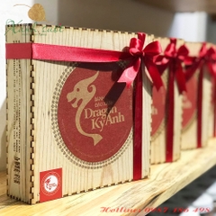 [Dragon Kỳ Anh] Bánh Đậu Xanh Hộp Gỗ Cao Cấp