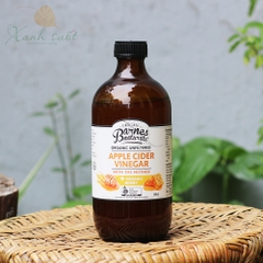 [Barnes Naturals] Giấm Táo Tonic Hữu Cơ Với Giấm Cái- Apple Cider Vinegar Tonic With Mother [Xanh Suốt]
