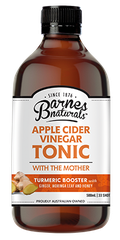 [Barnes Naturals] Giấm Táo Tonic Hữu Cơ Với Giấm Cái- Apple Cider Vinegar Tonic With Mother [Xanh Suốt]