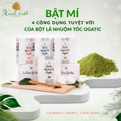 Bột lá nhuộm tóc Ogatic- Màu Nâu