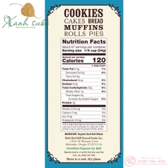 [Bob's Red Mill] Bột Mì Đa Dụng Hữu Cơ Số 11- Organic Purpose Enrich Flour [Xanh Suốt]