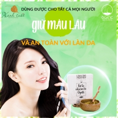 Bột lá nhuộm tóc Ogatic- Màu đen