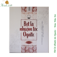 Bột lá nhuộm tóc Ogatic- Màu Nâu Đỏ