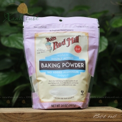 [Bob's Red Mill] Bột Nở Làm Bánh- Baking Powder- Không Thêm Nhôm, Không Chứa Gluten [Xanh Suốt]