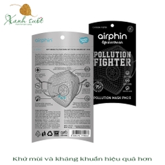 [Airphin] Khẩu trang người lớn Airphin- Khẩu trang chống bụi mịn PM 2.5