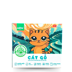 [Catfee] Cát Vệ Sinh- Cát Gỗ Tự Nhiên - Natural Wooden Cat Litter [Xanh Suốt]