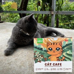 [Catfee] Cát Vệ Sinh- Cát Cà Phê- Cát Mèo Tái Chế Từ Bã Cà Phê- Natural Cat Litter [Xanh Suốt]
