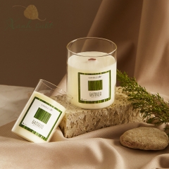 [AGAYA] Nến Rót Thủ Công Candle Cup- Nến Rót Thủ Công Sài Gòn-100% Sáp Cọ Tự Nhiên [Xanh Suốt]