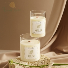 [AGAYA] Nến Rót Thủ Công Candle Cup- Nến Rót Thủ Công Sài Gòn-100% Sáp Cọ Tự Nhiên [Xanh Suốt]