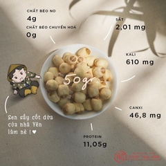 [Sens] Hạt Sen Sấy Cốt Dừa- Freeze-Drying Lotus Seeds With Coconut Milk [Xanh Suốt]