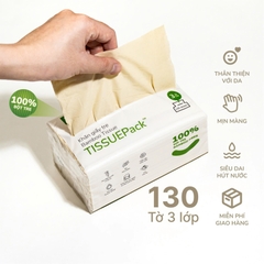 [Fudo] Giấy Tre- 100% Sợi Tre, Không Tẩy- Bamboo Tissue [Xanh Suốt]