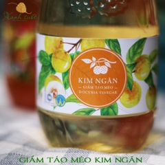 Giấm Táo mèo Kim Ngân 450ml