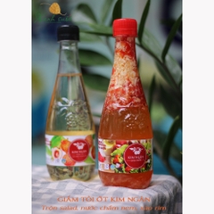 [Kim Ngân] Giấm Thanh Lọc 500ml- Kim Ngan Detox Vinegar [Xanh Suốt]