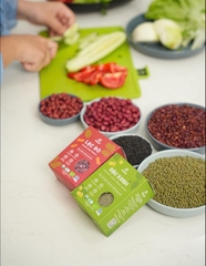 [Hanuti] Đậu/ Đỗ Khô Hữu Cơ Thuần Chủng- Organic Dried Beans [Xanh Suốt]