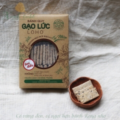 [Loho] Bánh Quy Gạo Lức Tự Nhiên - Natural Brown Red Biscuit