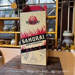 [Minh Não] Than Nấu- Nướng- Xông Hơ Không Khói Cao Cấp Samurai- Samurai Japanese Charcoal [Xanh Suốt] [Xanh Suốt]