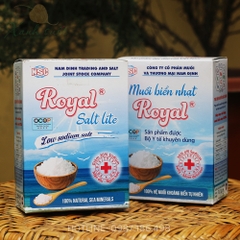 [Muối NSC] Muối Biển Nhạt Royal- Royal Salt Lite [Xanh Suốt]