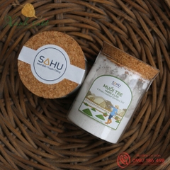 [Sahu] Muối Tre Nung 4 Lần -Mặn Dịu Đặc Trưng, Giàu Khoáng- 4 Times Roasted Bamboo Salt [Xanh Suốt]