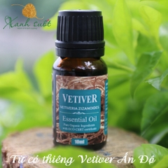 Tinh dầu Vetiver 10ml nguyên chất - Ấn Độ