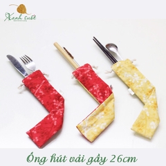 Túi vải rút gầy 26cm - Túi đựng ống