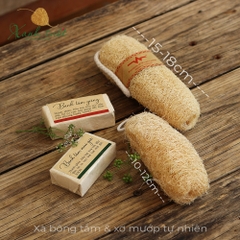 [Vi Lâm] Xơ mướp Nguyên trái- Mướp chuột- Whole Loofah [Xanh Suốt]