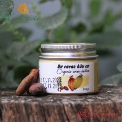[Zeni] Bơ Cacao Nguyên Chất 50G- Tự Nhiên, An Toàn, Lành Tính- Organic Cocoa Butter [Xanh Suốt]
