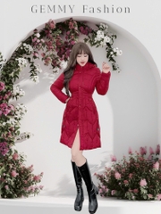 G9263 Áo Phao Dáng Dài Nữ Siêu Nhẹ Dày Ấm Thời Trang