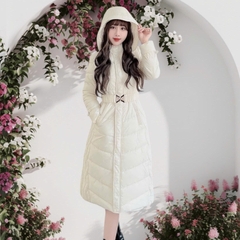 G9277 Áo Phao Nữ Dáng Dài Siêu Nhẹ Dày Ấm Thời Trang