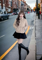 G9213 - Áo Khoác Phao Nữ Siêu Nhẹ Dày Ấm Thời Trang
