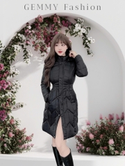 G9263 Áo Phao Dáng Dài Nữ Siêu Nhẹ Dày Ấm Thời Trang