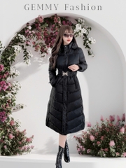 G9277 Áo Phao Nữ Dáng Dài Siêu Nhẹ Dày Ấm Thời Trang