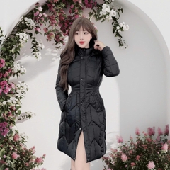 G9263 Áo Phao Dáng Dài Nữ Siêu Nhẹ Dày Ấm Thời Trang