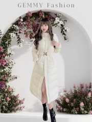 G9277 Áo Phao Nữ Dáng Dài Siêu Nhẹ Dày Ấm Thời Trang