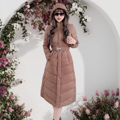 G9277 Áo Phao Nữ Dáng Dài Siêu Nhẹ Dày Ấm Thời Trang