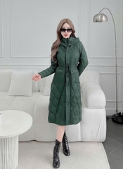 G9270 Áo Phao Nữ Dáng Dài Siêu Nhẹ Dày Ấm Thời Trang