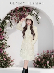 G9263 Áo Phao Dáng Dài Nữ Siêu Nhẹ Dày Ấm Thời Trang