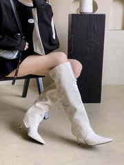 G011 (Bốt) Boots Nữ 2 Trong 1 Cao Cấp (Lắp thành Bốt Cổ Cao, tháo ra thành Bốt Cổ Thấp)