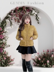 G9211 Áo Khoác Phao Nữ Siêu Nhẹ Dày Ấm Thời Trang