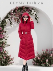 G9277 Áo Phao Nữ Dáng Dài Siêu Nhẹ Dày Ấm Thời Trang