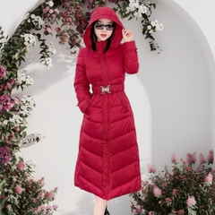 G9277 Áo Phao Nữ Dáng Dài Siêu Nhẹ Dày Ấm Thời Trang