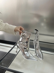 G007 (Bốt) Boots Cổ Thấp Nữ Gót Nhọn 8 Cm Hàng Loại Đẹp