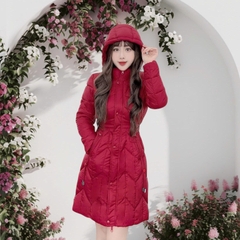 G9263 Áo Phao Dáng Dài Nữ Siêu Nhẹ Dày Ấm Thời Trang