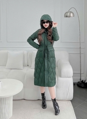 G9270 Áo Phao Nữ Dáng Dài Siêu Nhẹ Dày Ấm Thời Trang