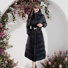 G9277 Áo Phao Nữ Dáng Dài Siêu Nhẹ Dày Ấm Thời Trang